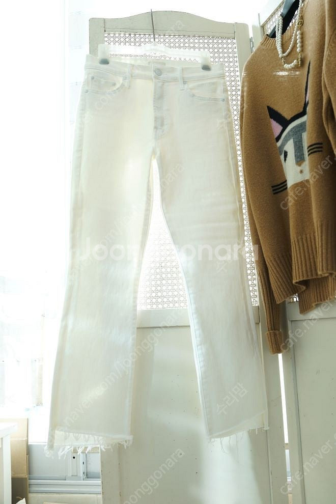 마인 컨트라스트 칼라 니트 탑,레이어드 점퍼,마더 진--5