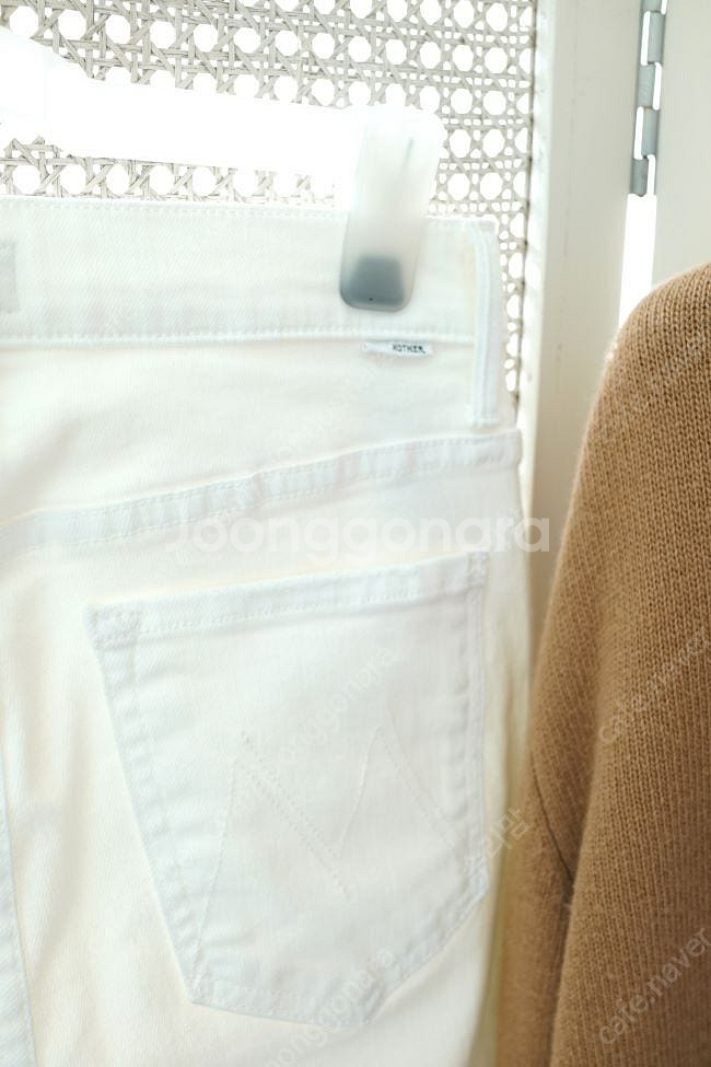 마인 컨트라스트 칼라 니트 탑,레이어드 점퍼,마더 진--7