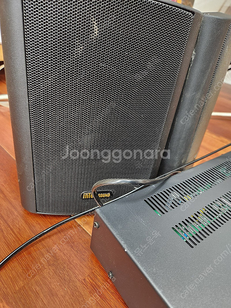 중고 카페 앰프 MK-60AG 블루투스 + 스피커 2개--1