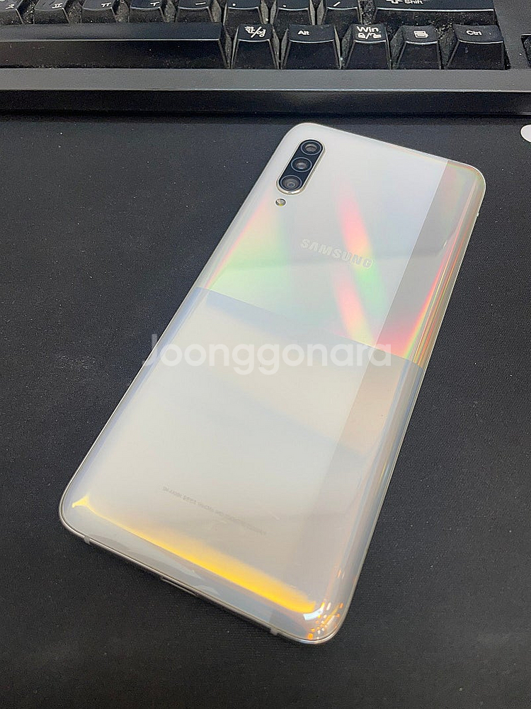 갤럭시A90 5G 화이트 128GB 상태좋은 중고12만...--0