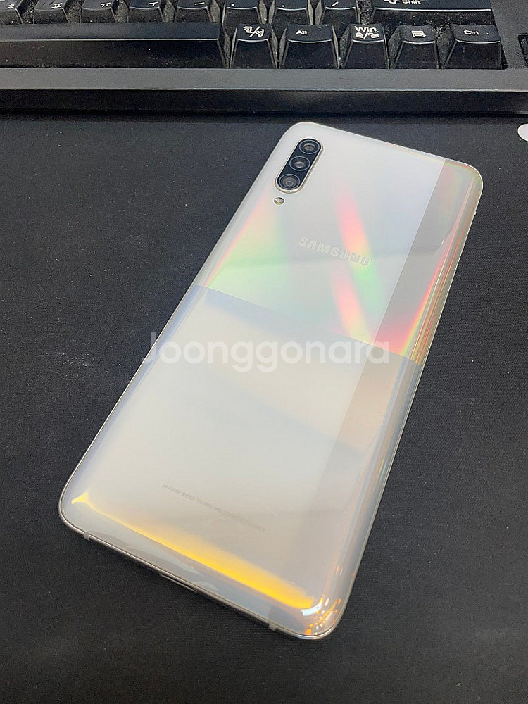 갤럭시A90 5G 화이트 128GB 상태좋은 중고12만...--1
