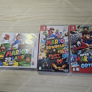 3DS + 닌텐도 스위치 슈퍼마리오 3D 랜드+월드+오디세이 3종 일괄팡매