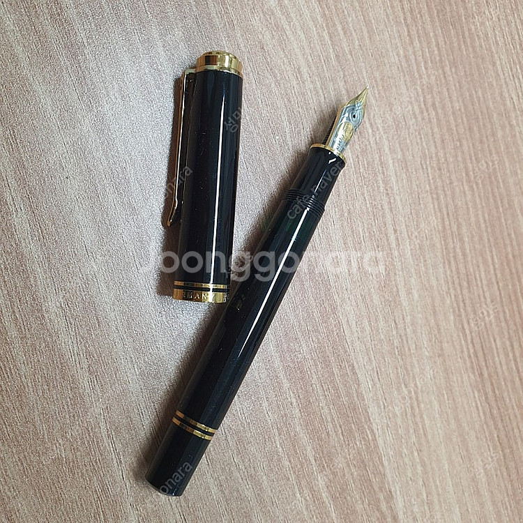 펠리칸 m800 블랙 ef촉 만년필팔아요! 보증서X--3