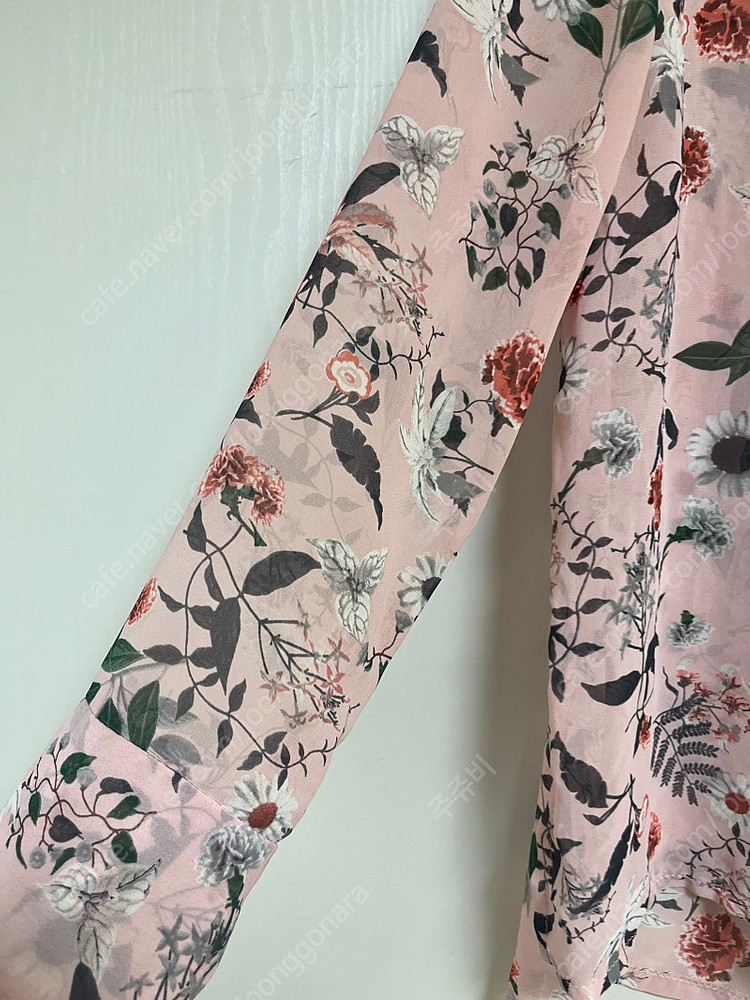 커먼유니크 플라워 블라우스(핑크) 이미지