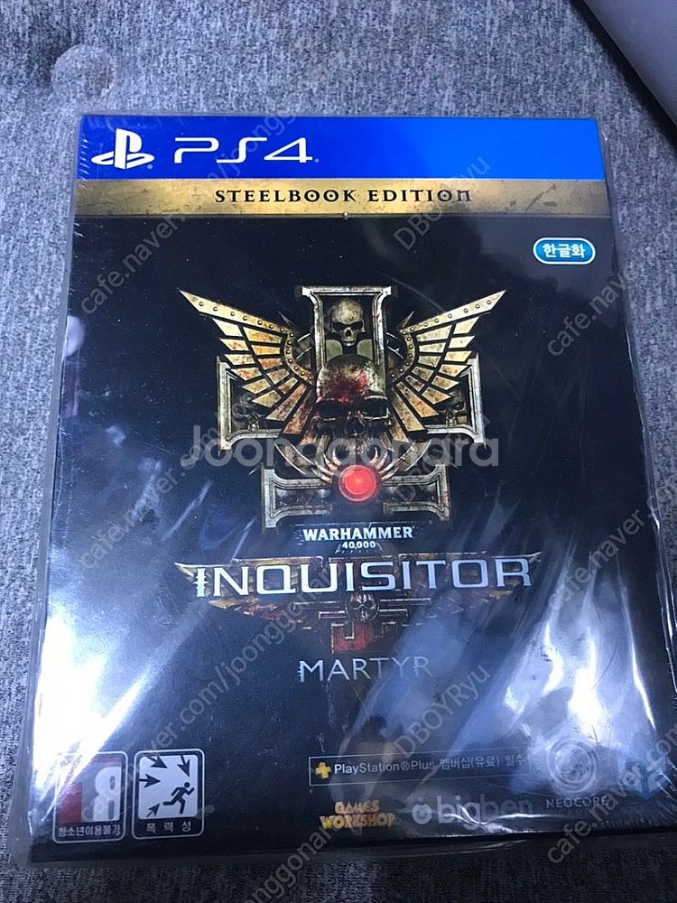 PS4 워해머 40000 인퀴지터 마터 스틸북에디션 신...--0
