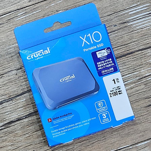 신제품 마이크론 Crucial X10 Portable SSD 외장SSD 1TB 아스크텍 정품