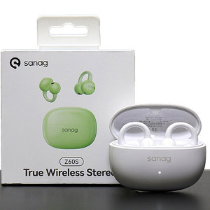 러닝 운동 이어폰 Sanag Z60S 이어 클립 오픈