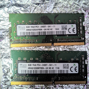 노트북용 SK Hynix DDR4 8GBx2