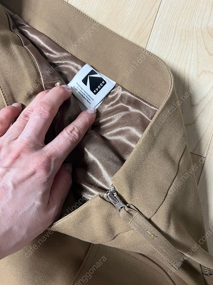 새상품 ㅣ코닥어패럴 포켓 골프 스커트 (베이지/M)--7