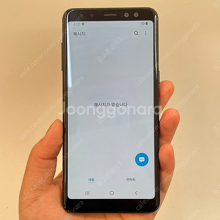 92215(울산중고폰) 갤럭시A8 2018 블랙 32G...--2