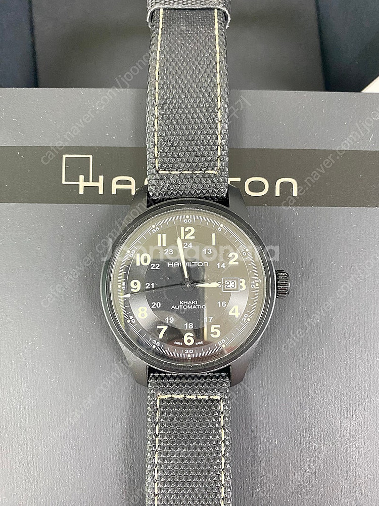 해밀턴 H705751 카키필드 42mm 티타늄 오토--4