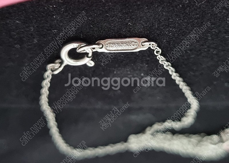 14k 티파니앤코스타일 5부목걸이 한시간만 50만--1