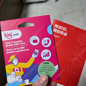 프리티 키니 모바일 캐나다 유심