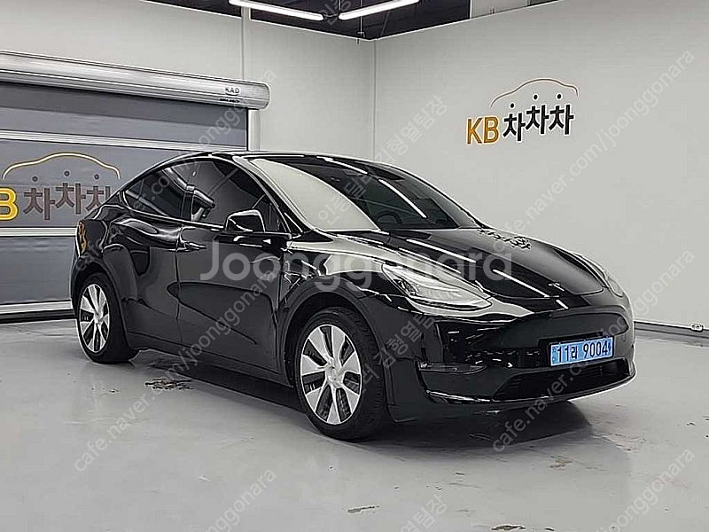 테슬라 모델 Y 중고 테슬라 중고 검정색 2021년식 ...--4
