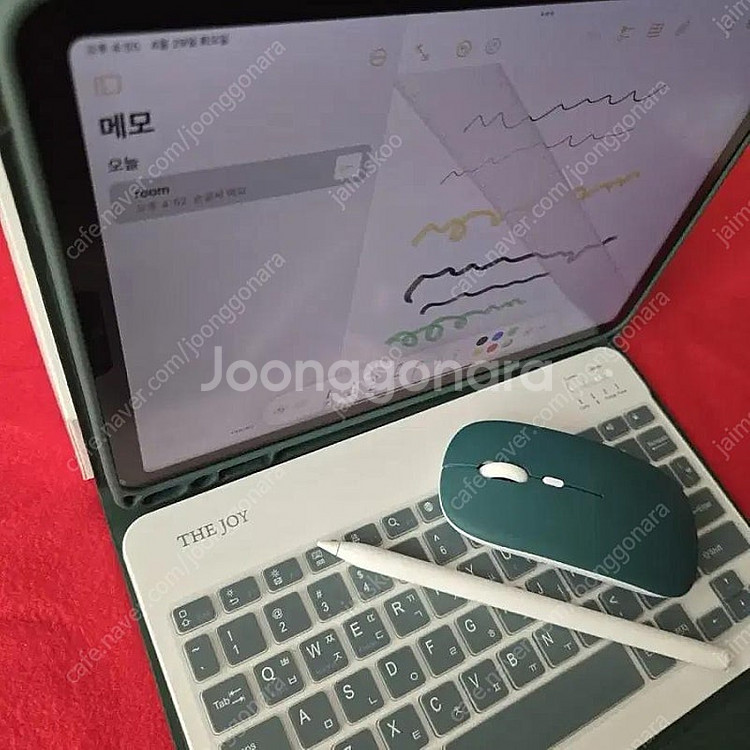 아이패드 에어5,M1,애플펜슬2세대,블루투스키보드 케이...--8