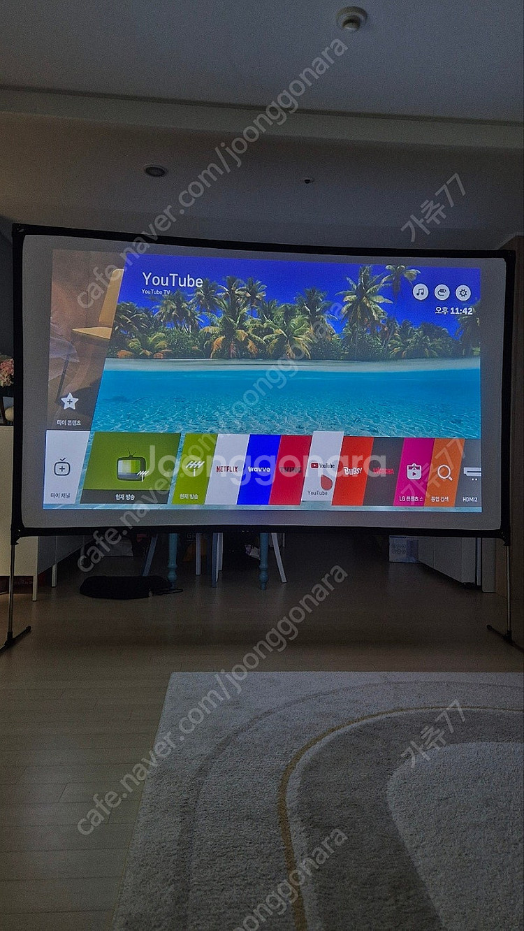 LG 4K 프로젝터 HU80KA--8