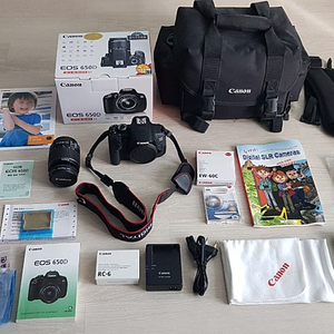 DSLR 입문.캐논 정품 EOS 650D+정품렌즈 KIT 박스풀패키지.