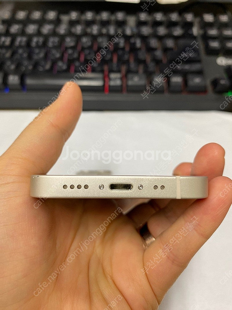 005375 아이폰13미니 화이트 S급 128GB 무잔...--6