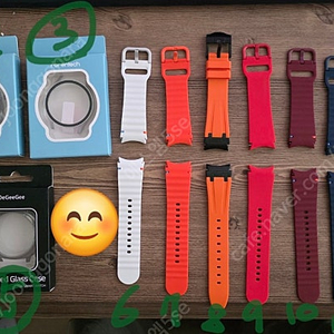 갤럭시 워치 40mm 용 스트랩 케이스 등 팝니다 워치5 워치6 워치7 호환