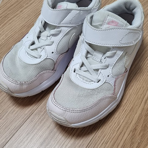 나이키 키즈 에어맥스 벨크로 220사이즈 핑크
