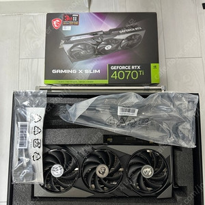 MSI 4070Ti 게이밍 X 슬림 판매합니다~