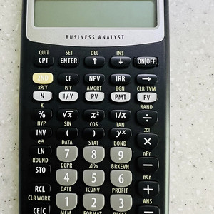 Texas Instrument BA II plus CFA/FRM/재무 시험용 계산기 판매합니다.