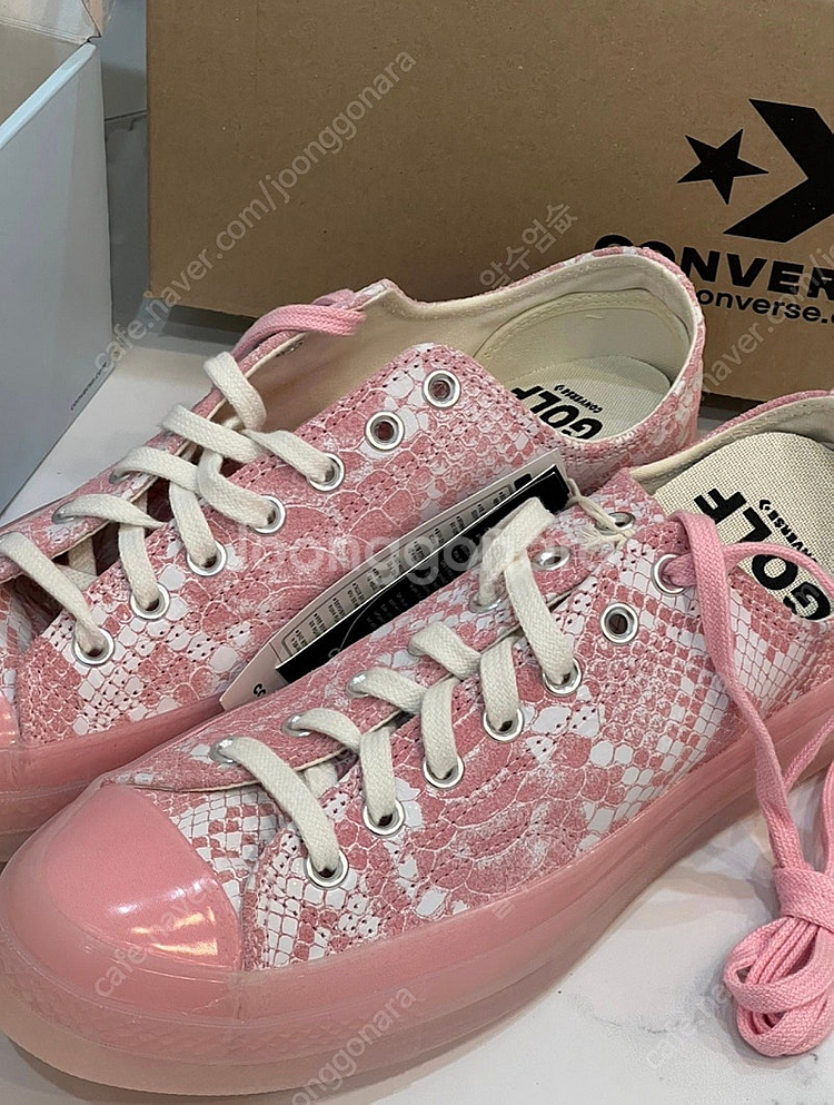 새상품) 275 컨버스 x 골프왕 척 70 로우 스네이...--0