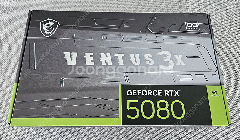 MSI RTX 5080 벤투스 3X OC 새상품--0