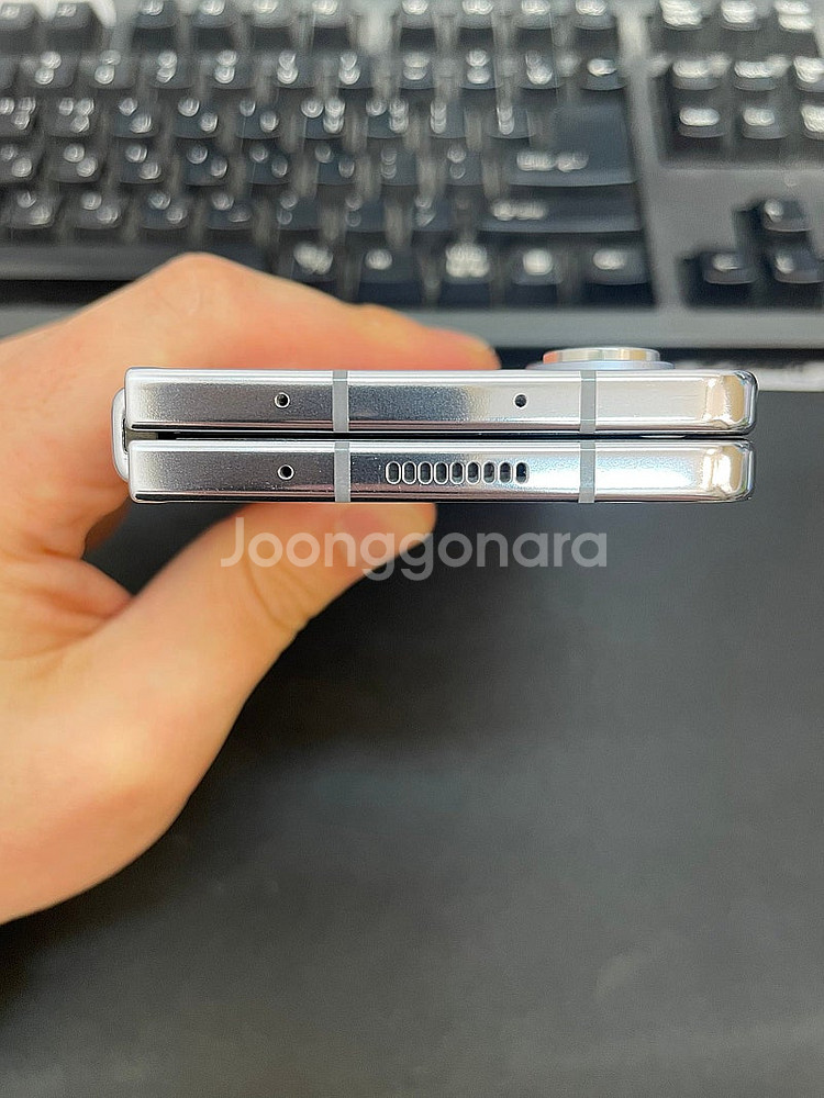 갤럭시Z폴드5 블루 256GB 무잔상 상태좋은 중고71...--4