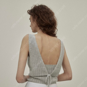 [새상품] 게드 back ribbon sleeveless top