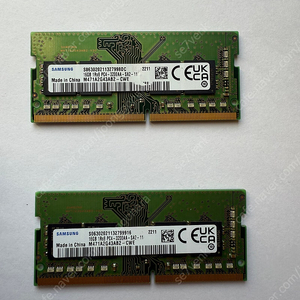 삼성전자 노트북 램16기가*2 총 32기가 DDR4-3200