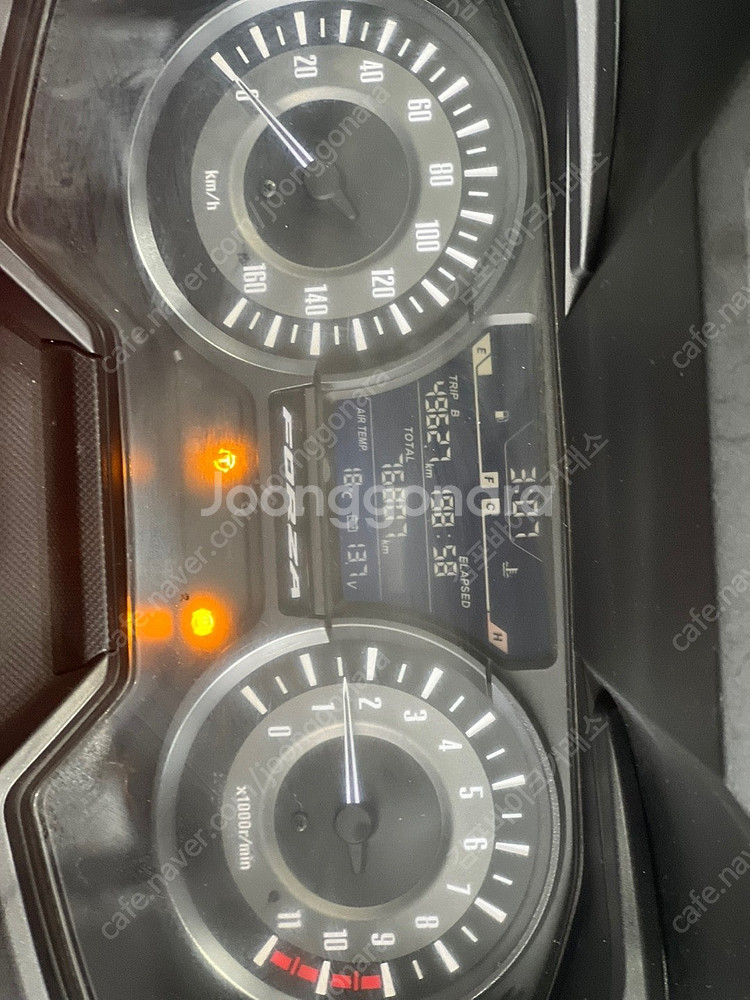 포르자 300 18년식 풀튜닝 머플러구변 안개등구변 판...--9