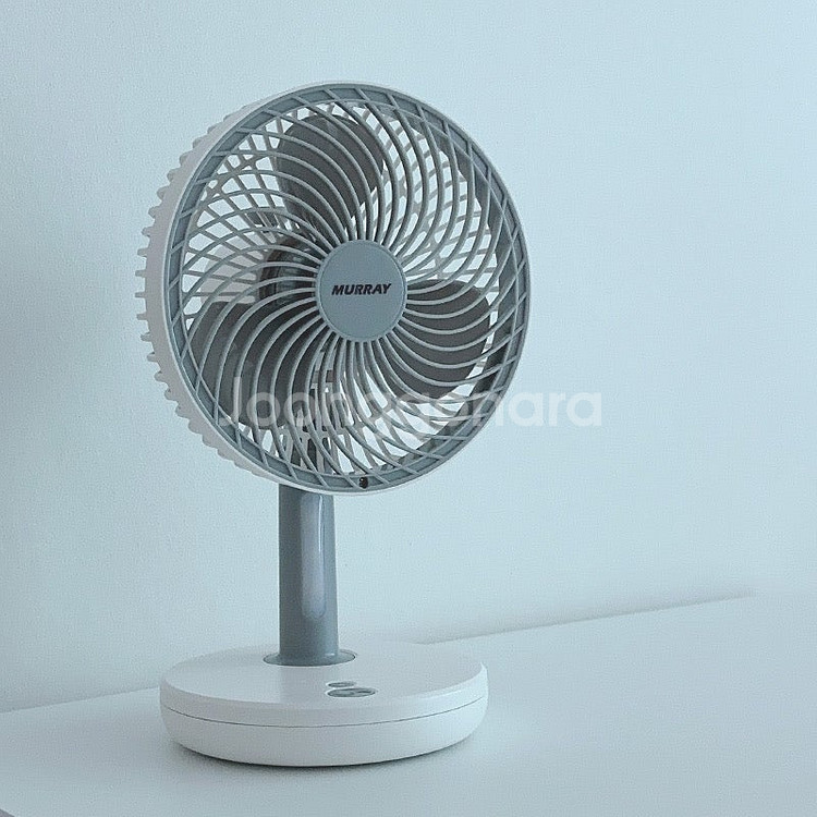 무소음 탁상용 무드등 무선 충전식 선풍기 미개봉 새상품--2