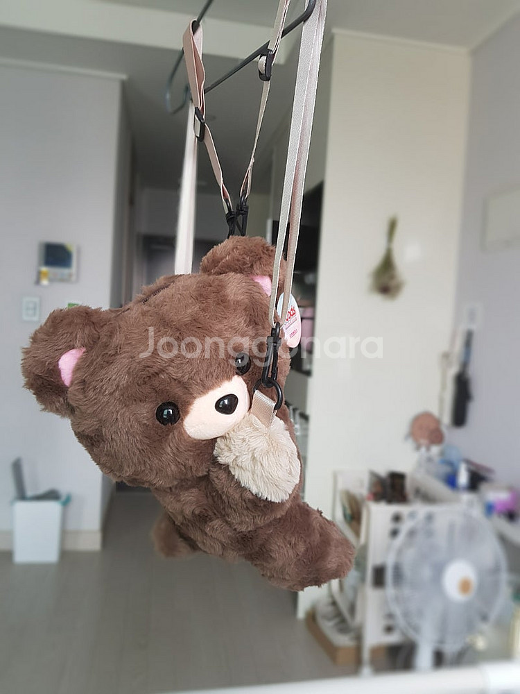 어부바 곰돌이 인형 가방--1