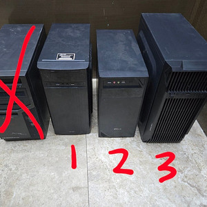 사무용 데스크탑 2대 ssd