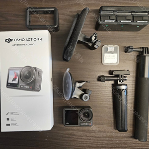 DJI 오즈모 액션캠 4 어드벤처 콤보 + 유료 액세서리 3가지 +256g 메모리