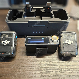 DJI Mic 2 무선 마이크 (2TX+1RX+충전케이스) 실사용 없이 모셔둔 것 팝니다.