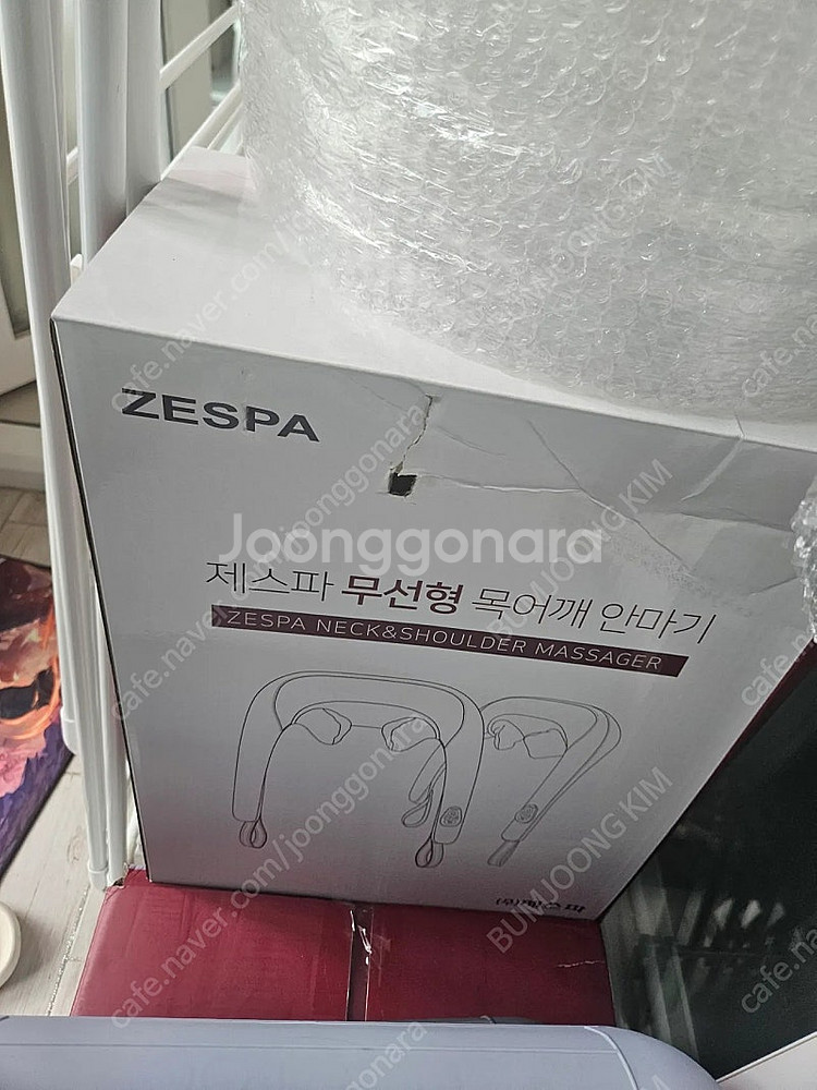 (미개봉)제스파 힐링넥케어 목어깨안마기 ZP3446--0