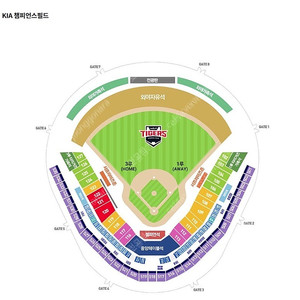 6/8 기아타이거즈 vs 한화이글스 1루 EV 통로 4연석