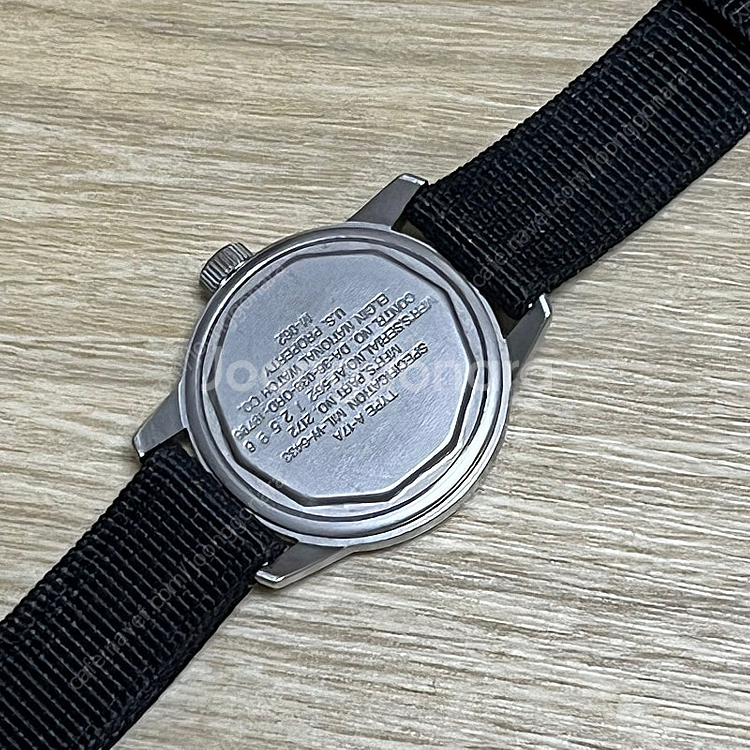 Elgin 엘진 A-17A 빈티지 24시간계 밀리터리 ...--4