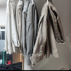 에크루스탠다드 히든밴딩 면바지 새제품