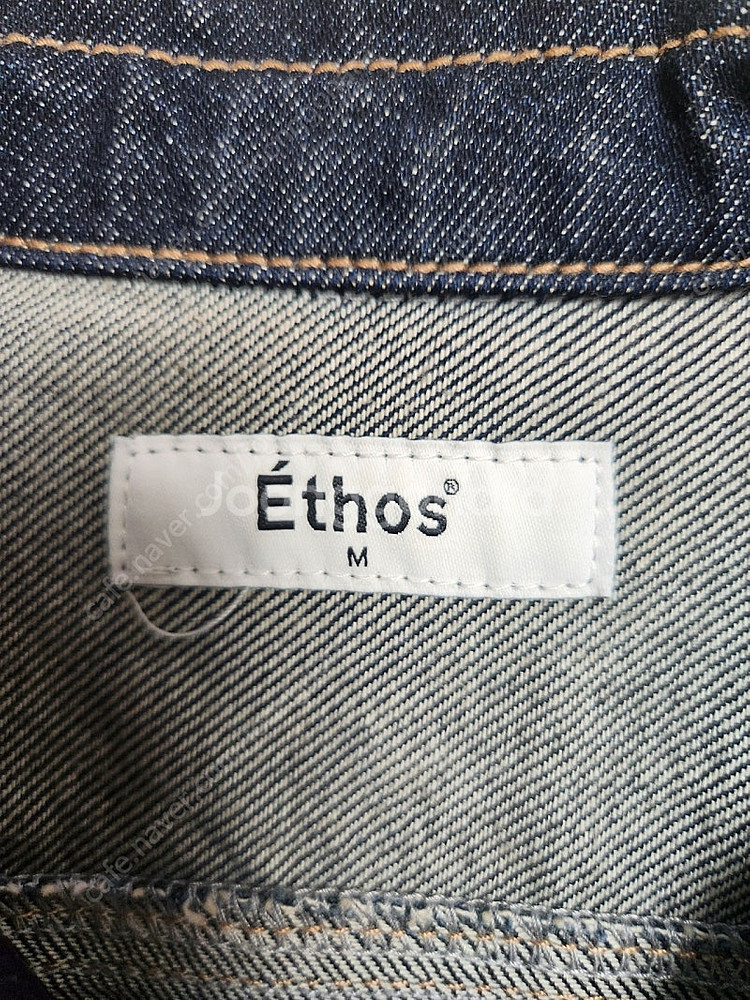 ethos 헤비 데님 셔츠 자켓--2
