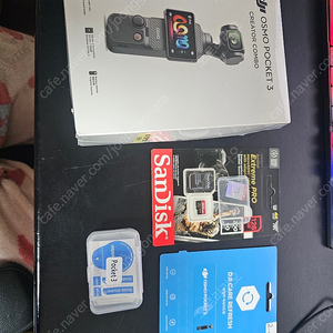 DJI 오즈모 포켓 3 크리에이터 콤보 액션캠 PP-101, 콤보+액정보호필름+2년보험 +전용 sd카드128G(미개봉, 새상품)