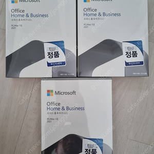 [마이크로소프트] Office2021 Home&Business 오피스 홈앤비지니스2021 정품 미개봉