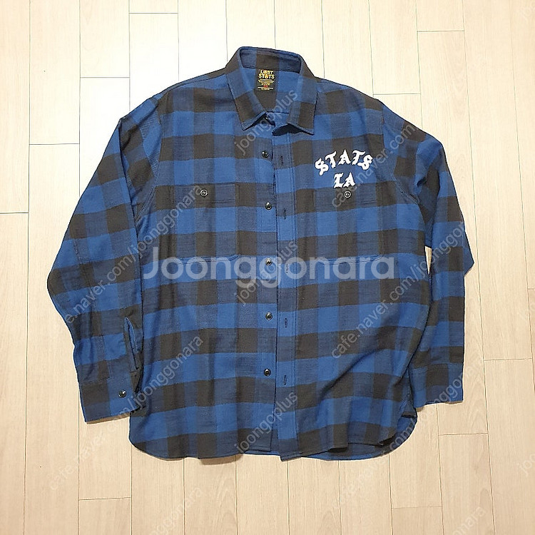 [1] 라스탯츠 버팔로 체크 셔츠 블루--0