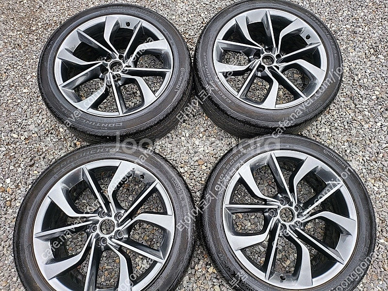 20인치 닛산 인피니티 QX50 고스트크롬 정품휠타이어...--0