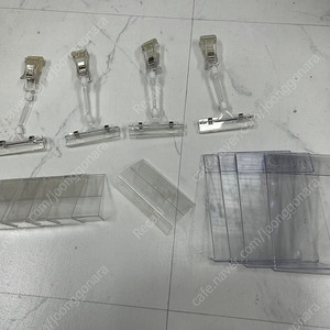 쇼카드 아크릴 가격 케이스 및 집게 일괄 팝니다