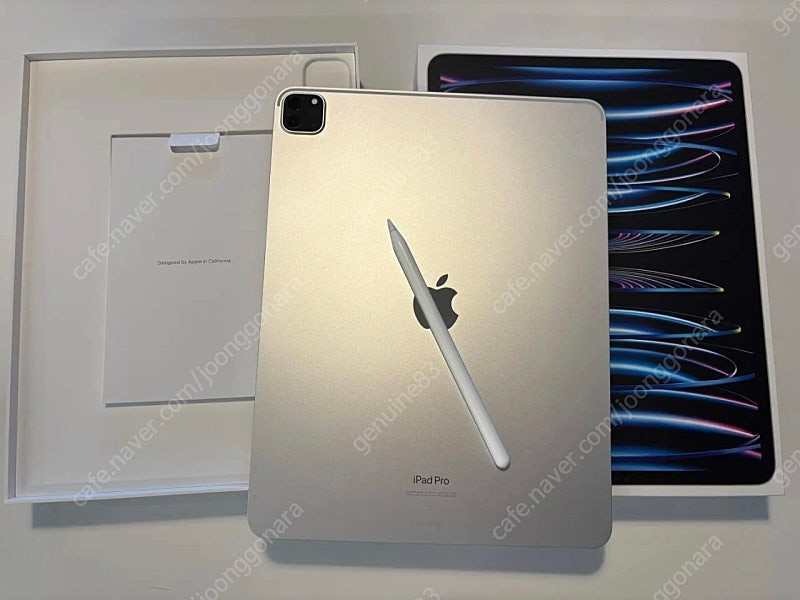 아이패드 프로 12.9 6세대 M2 256gb wifi 실버 S급 + 애플펜슬 2세대 정품--7