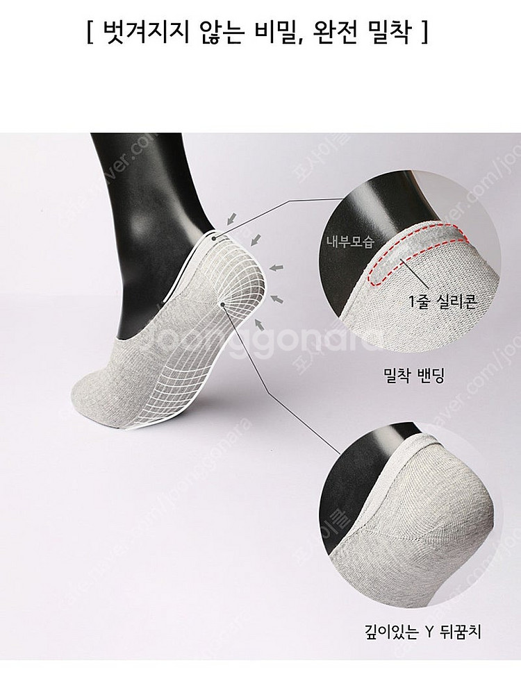 50켤레 19,000원) 월클덧신 여성페이크삭스 S사이즈 블랙 단화로퍼샌들 개별포장--2