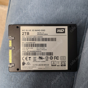 wd blue 3d nano ssd 2tb 팝니다